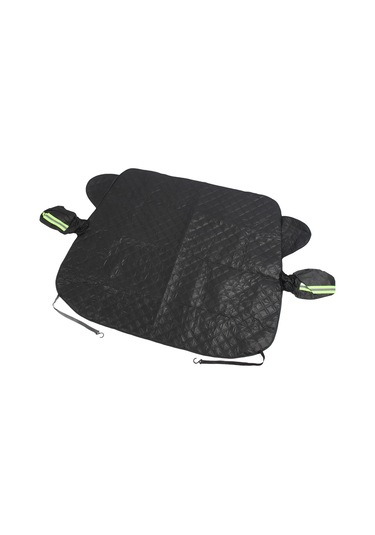 Lemestar Araç Camı Kar Ve Buz Koruyucu Kumaş, 5 Katlı Malzeme, Yansıtıcı Şerit Ve Manyetik Tutucularıyla Tam Koruma