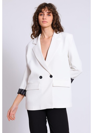 Atlas Ceket-beyaz Beyaz