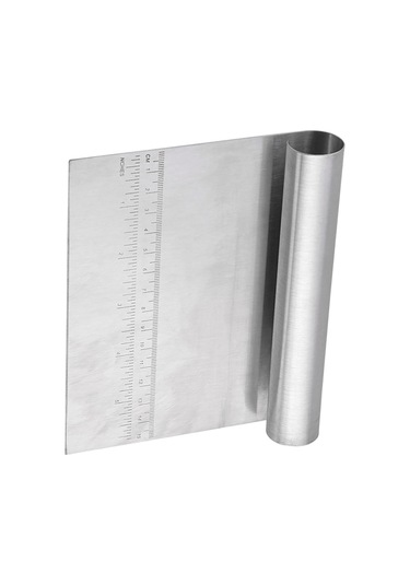 Moveevo Pasta, Hamur Ve Pasta Krema Dağıtıcı, Çikolata Kıvrımları Ve Yıkama İçin Paslanmaz Çelik Hamur Scraperı - 15x12cm Diğer