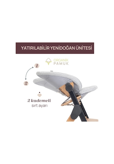 Chicco Meravıglıa Mama Sandalyesi Ebony 04087149310000