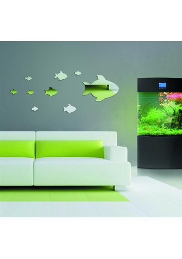 Balıklar Dekoratif Ayna(453345018) Şeffaf