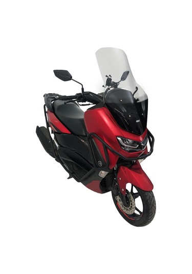 GP Kompozit  Yamaha NMAX 125 / 155 2021-2024 Uyumlu Motor Koruma Demiri Siyah