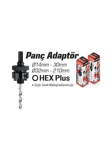 Sgs Panç Adaptörü Hex Plus 32 Mm - 210 Mm -