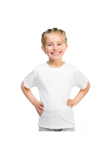 Sea Bubbles Baskısız Bisiklet Yaka Basic Çocuk Tişört 001