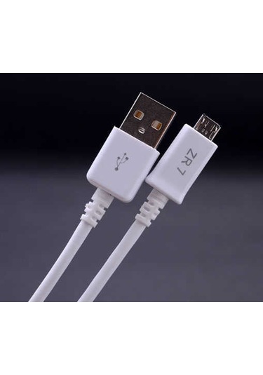 Ekılıf - Micro Usb Kablo 25 Cm - Şeffaf - T5071 Şeffaf