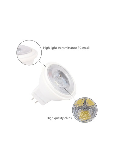 Symbee Enerji Tasarruflu Mr11 Led Ampul: Sıcak Beyaz Işık, 360 Aydınlatma, Uzun Ömürlü Performans