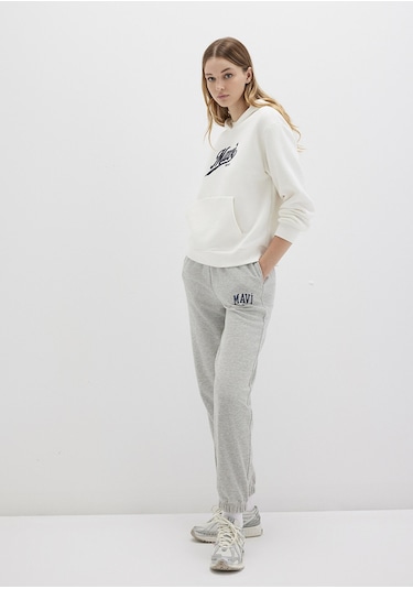 Mavi - Mavi Logo Baskılı Gri Eşofman Altı 1010757-82816 Gri