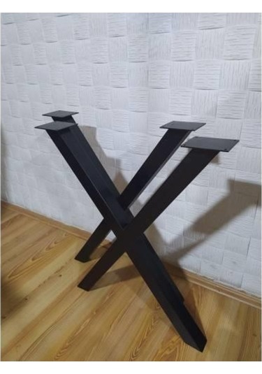 Abronyahediye X Metal Masa Ayağı 2 Adet En 60Cm Boy 72Cm 50X50 Profil Abronya