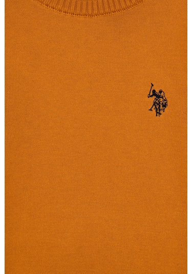 U.s. Polo Assn. Erkek Çocuk Hardal Kazak /triko 50315586-vr072 Hardal