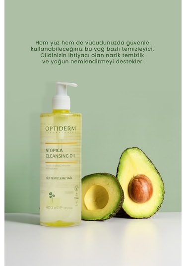 Optiderm Atopica Cleasing Oil Yüz Ve Cilt Temizleme Yağı 400 Ml