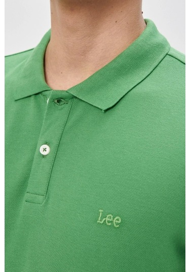 Lee Erkek Yeşil Polo Tişört L211810303 Yeşil