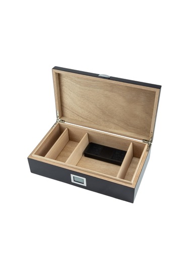 Hauser Siyah Baskı Humidor 561371