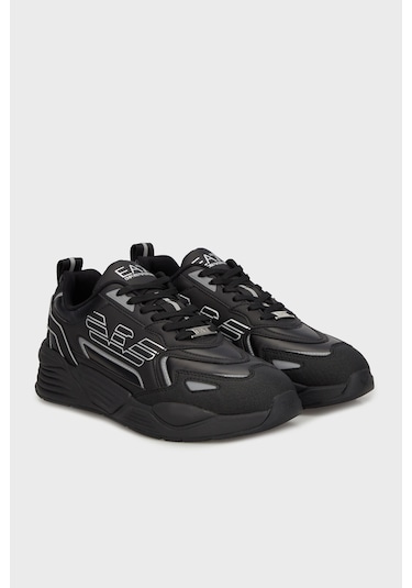 Ea7 Unisex Ayakkabı 7x000306 Af18446 Mc032 Siyah-gümüş Siyah-gümüş