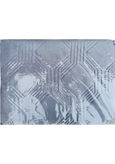Özdilek Trendy Embos Tek Kişilik Battaniye (155x220)-Art Deco Göl Mavi