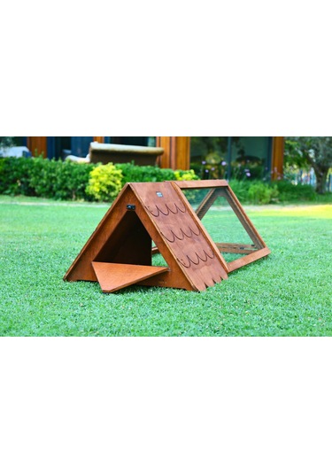 MANDU Ahşap Tavşan evi Küçük Boy