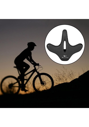 Suntek Mtb Bisiklet Minderi Dolgulu Ekstra Geniş Yol Siyah-1 Siyah