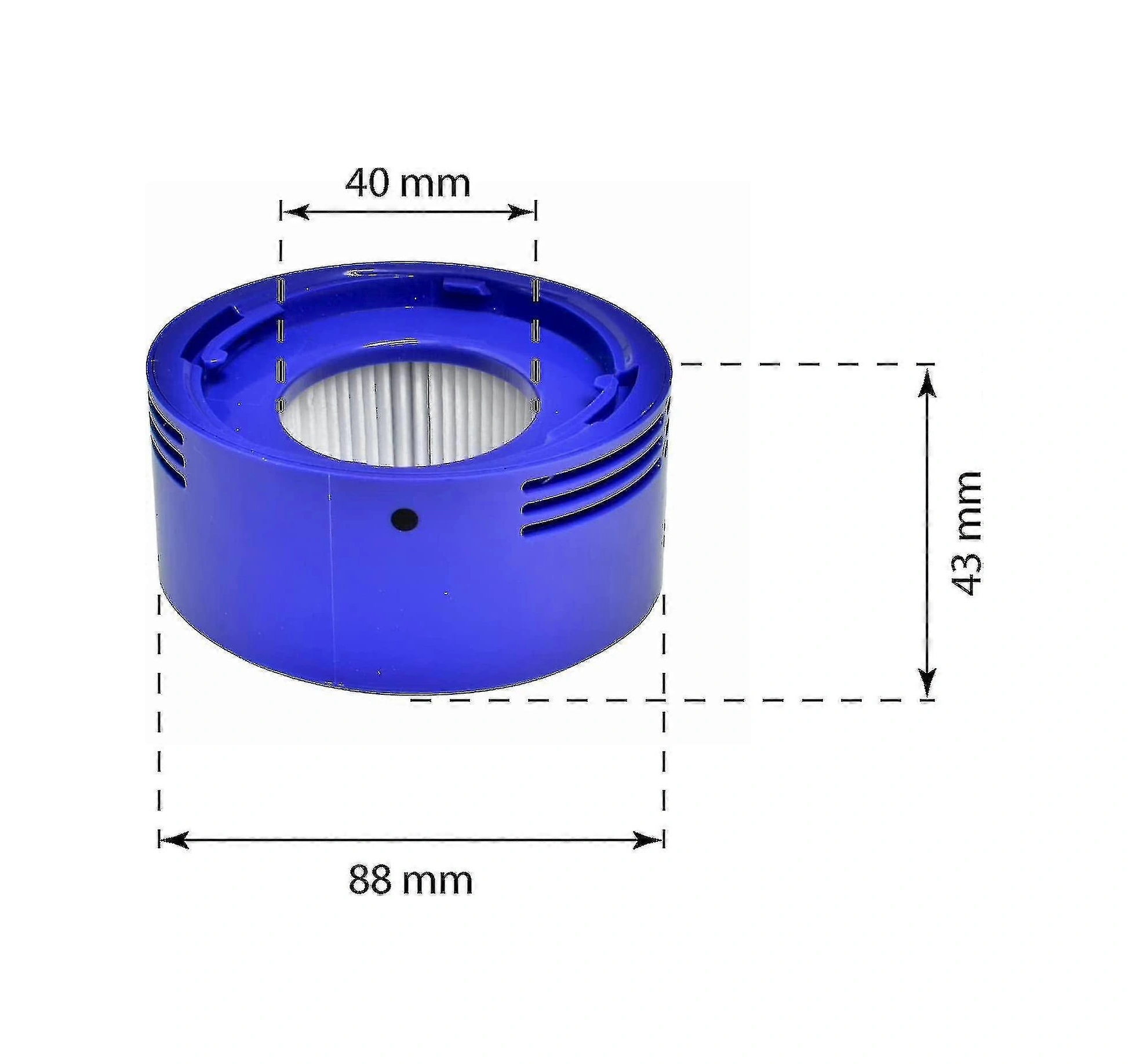 V8 V7 İçin Yedek Filtre V8+ V8 V7 İçin Yedek Filtre