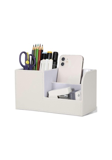 Ganzhoushop Kalemlik Masası - Ofis Kalemlik Düzenleyici Masaüstü Masa Aksesuarları Ofis Malzemeleri Organizasyon Dekorasyon