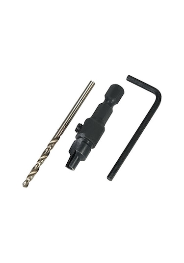 Diğer 5'li Hss Konik Matkap Uç Seti - Ahşap Ve Metal İçin 1/4 Altıgen Şank