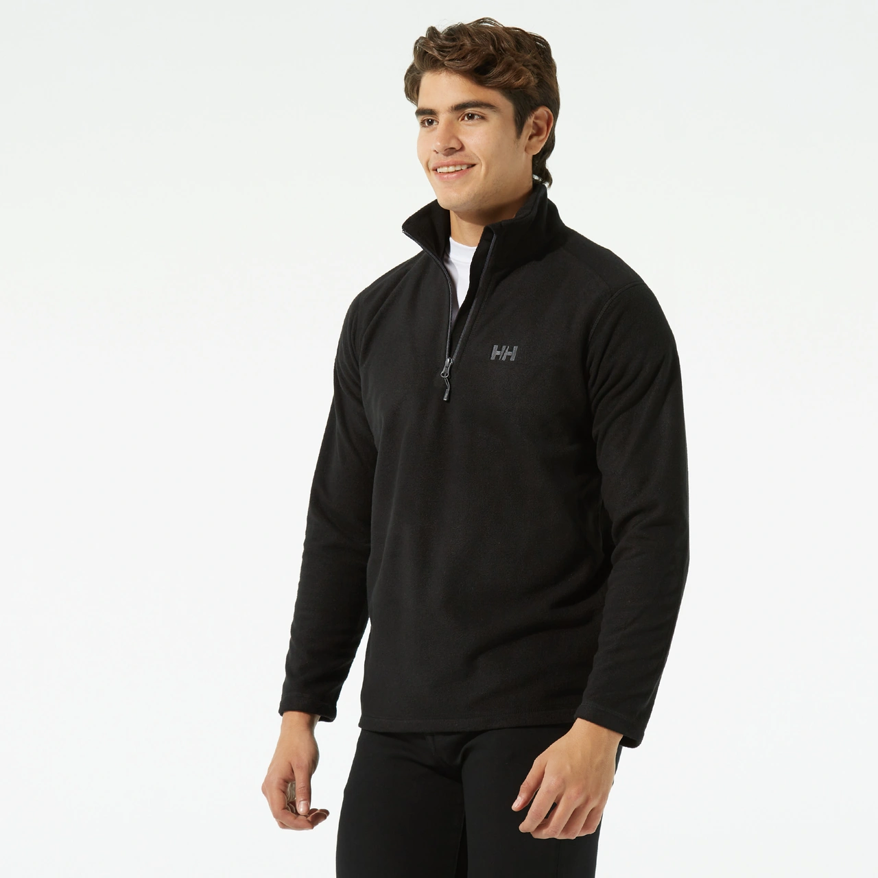 Helly Hansen Daybreaker Zip Fleece Erkek Siyah Polar - 12001 Siyah