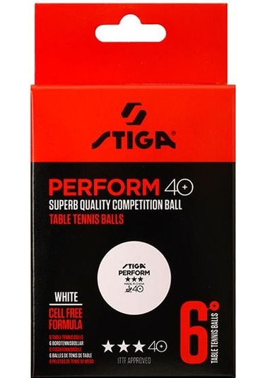 Stiga Table Tenis Ball Perform Masa Tenisi Pinpon Topu Beyaz 6lı 1113-2110-06