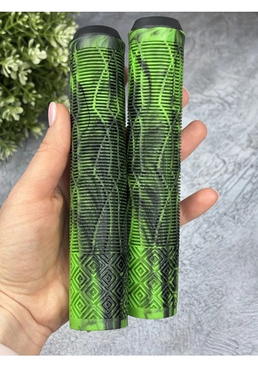 Homaland Bmx Akrobatik Bisiklet Ve Scooter İçin Gidon Tutacakları 374602803 Yeşil