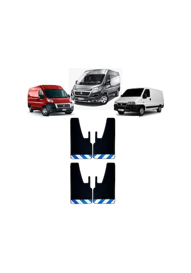 Fiat Ducato Mavi-beyaz Fosforlu 4'lü Paçalık Çamurluk Tozluk Fıa0fx02703
