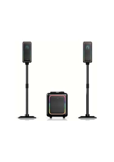 Leader H-2120 1200W 2.1 BT/USB/AUX/FM/RGB Led 2+1 Ayaklı Ses Sistemi