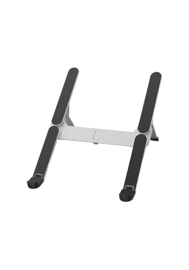 Homyl Dizüstü Bilgisayar Yükseltici Katlanır Gümüş