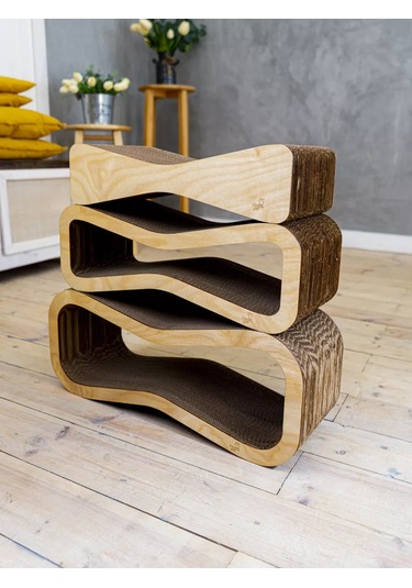 Peddy Pet Kedi Ve Kedi Tırmalama Kaldırması, Uyuma Bölümüyle Karton 209849762