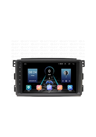 Celali Tuning Mercedes Smart Fortwo 2011-2017 Android 12 Carplay Navigasyon Multimedya - 4gb Ram 64gb Hdd
