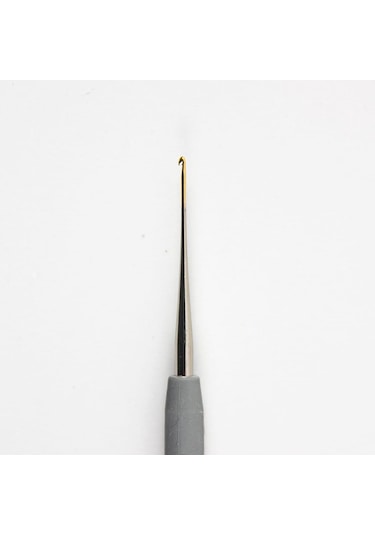 Abarta Tulip Silikon Elastik Saplı Dantel Tığ No:18 & 0.70mm-gri
