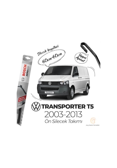 Vw Transporter T5 Ön Silecek Takımı 2003-2013 Bosch Aeroeco