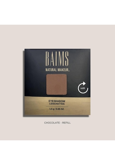 Baims Eyeshadow Yeniden Dolum Göz Farı 60 Chocolate