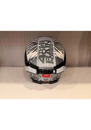 Mt Helmets Thunder 4 Sv Rainforest C2 Motosiklet Kaskı Parlak Gri