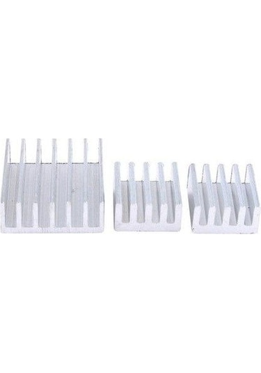 Alüminyum Mini Soğutucu Seti Heatsink 3'lü Arduino Rasberry Pi