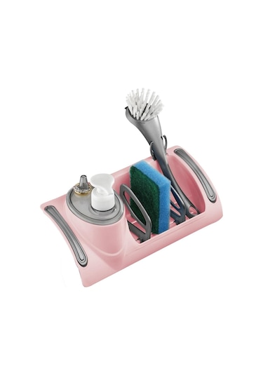 Sun Plastik Evye Düzenleyici Toparlayıcı Pembe