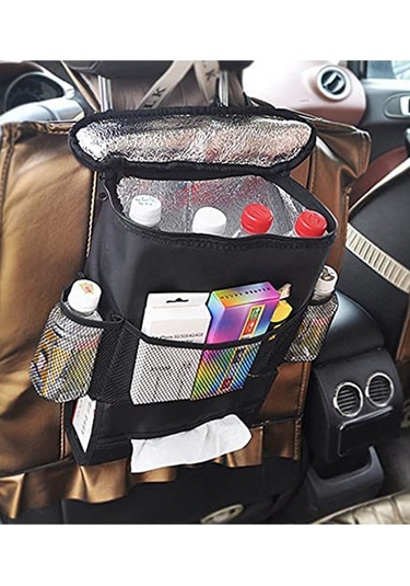 Araba Koltuk Arkası Eşya Düzenleyici Organizer Araç Içi Oto Aksesuar Soğuk Tutucu Termal Çanta