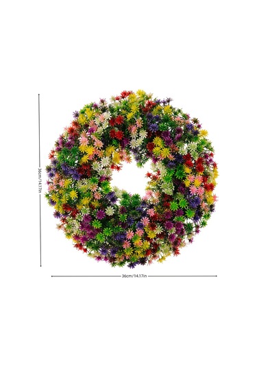 Suntek Ön Kapı Çiftlik Evi Çelenk Için İlkbahar Yaz