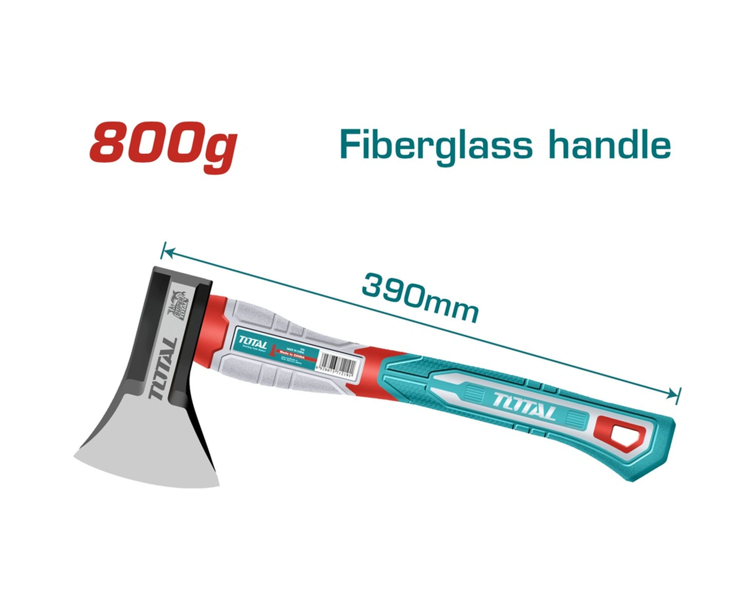 Fiberglas Saplı Balta 800 Gr Thax061800