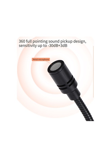 Yifomall Usb Mini Mikrofon - 360 Ses Alma, Taşınabilir Ve Kolay Kullanım İçin Pc/laptop Uyumlu