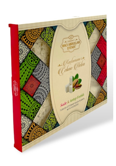 Şekerci Hacı Abdullah Efendi Kastamonu Çekme Helva Sade ve Antep Fıstıklı 400 G