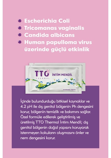 Tto Thermal İntim Mendil 12'li