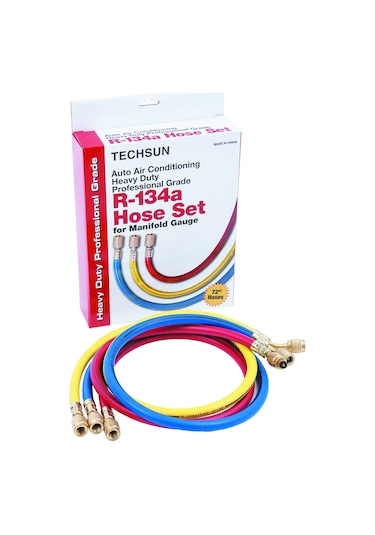 Gaz Şarj Hortumu 90cm 3'lü Takım R22-134-404