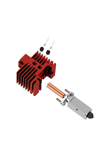 Leasetake Bambu Lab X1/x1c V2.0 İçin Hotend Yükseltme Sıcak Uç Baskı Kafası 3d Baskı Parçaları Bambulab X1 İçin