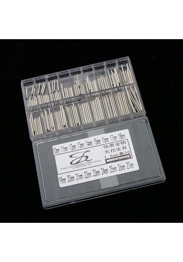 Suntek 180 Adet Paslanmaz Çelik Watch Band Yaylı Çubuklar