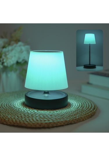 Padalink Rgb Led Masraf Lambası, Dokunmatik Kontrol, 8 Tek Renk + 2 Dinamik Mod, Genişletilebilir Gövde 12.2-31.6cm , 3000mah Batarya, Yatak Odası-bar-outdoor Partiler İçin