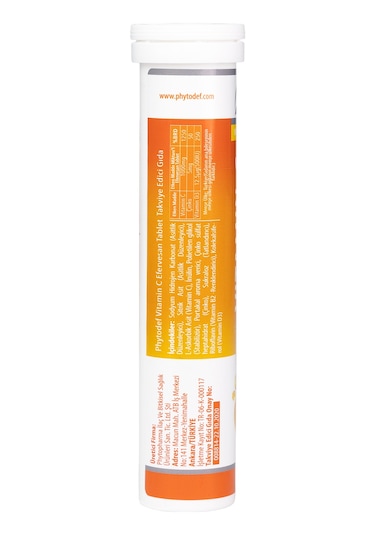 Vitamin C Çinko Vitamin D3 Portakal Aromalı Efervesan Tablet 5 x 20 Adet 