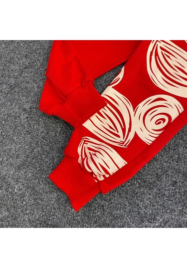 Kıds Bees Kindergarten İçin Sıcak Spor Kıyafeti 482044242 Kırmızı
