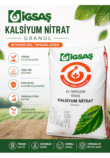 İgsaş Igsaş Kalsiyum Nıtrat Granül Gübre 1-3-5-10kg 3 KG